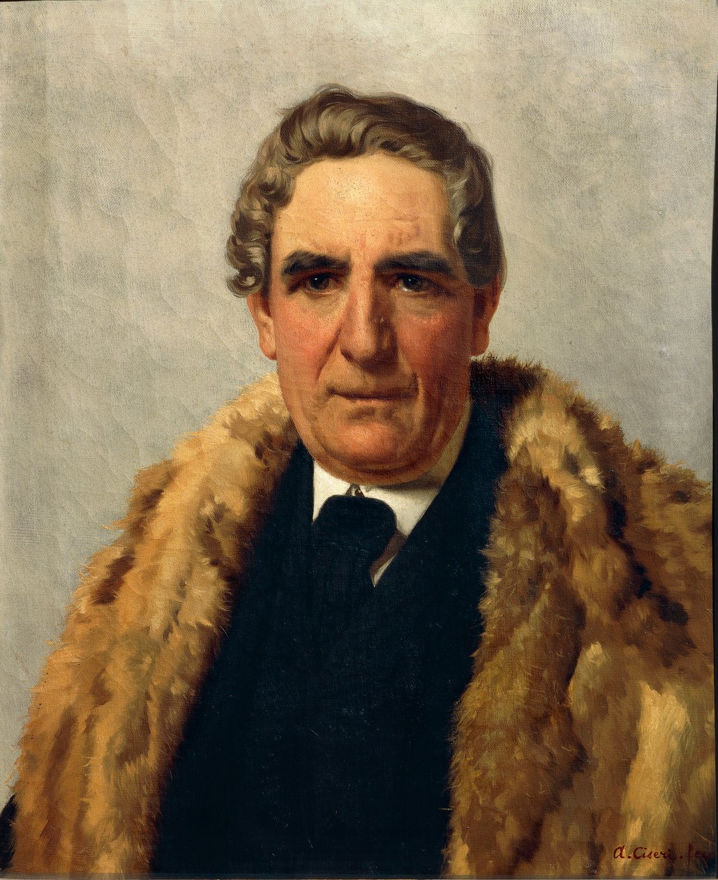 Portrait de Domenico Guerrazzi - Antonio Ciseri