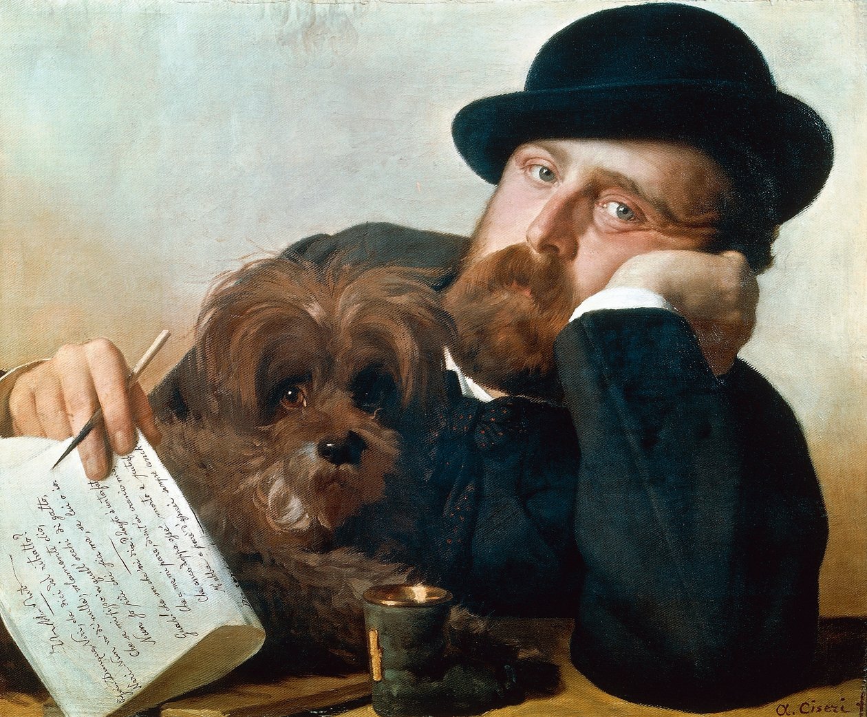 Portrait de Neri Tanfucio - Antonio Ciseri
