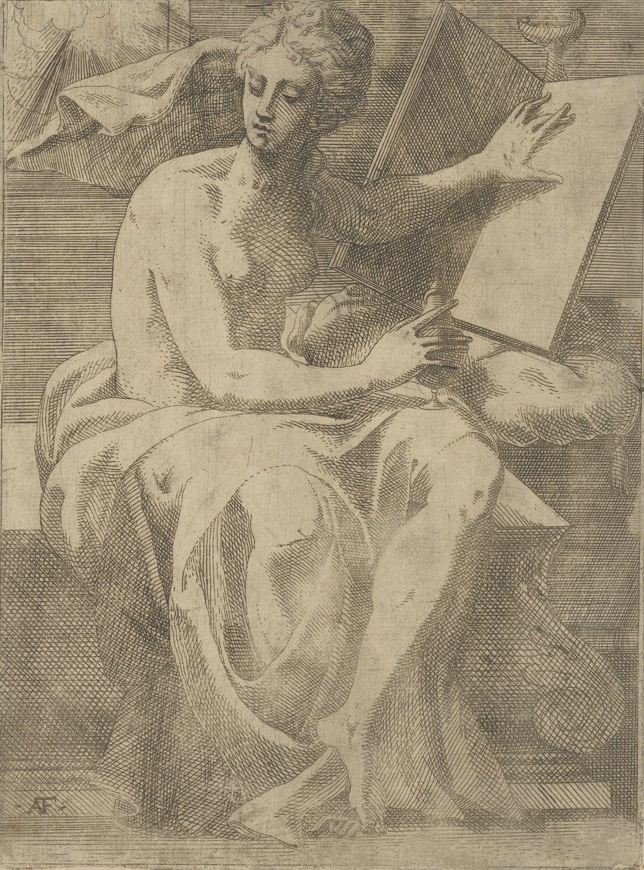 Une Sibylle, 1540-45 - Antonio Fantuzzi