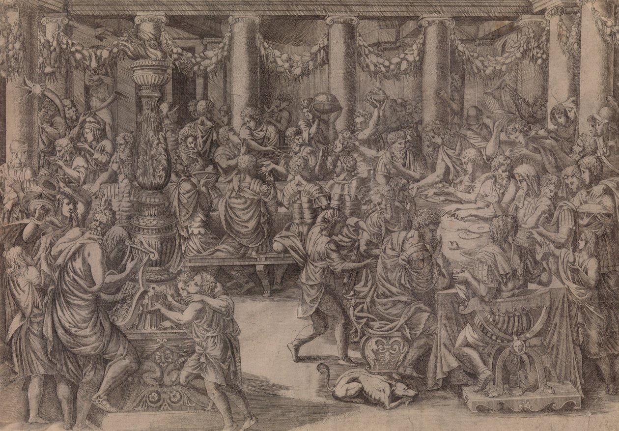 Banquet de Scipion - Antonio Fantuzzi