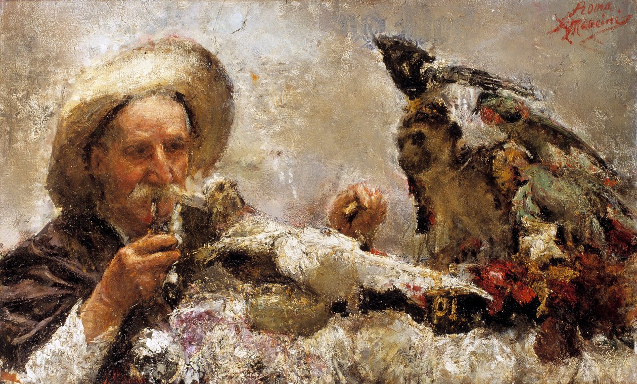 La diseuse de bonne aventure, 1870-1930 - Antonio Mancini