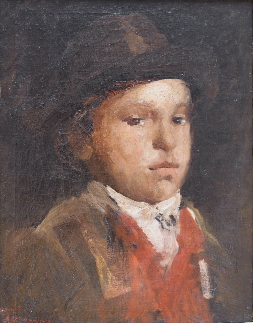 Le berger - Antonio Mancini