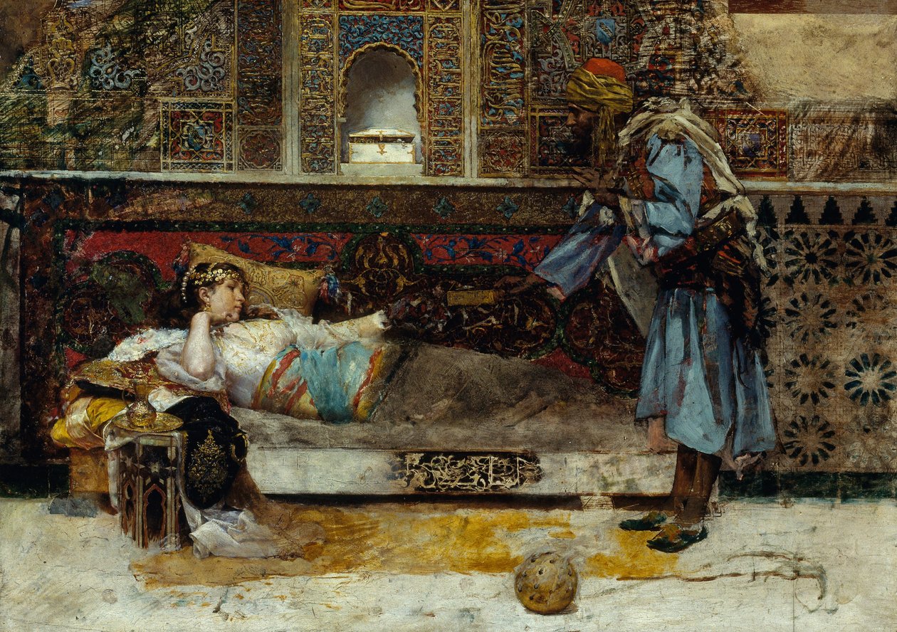 Le cadeau du sultan, 1885-1886 - Antonio Maria Fabres y Costa