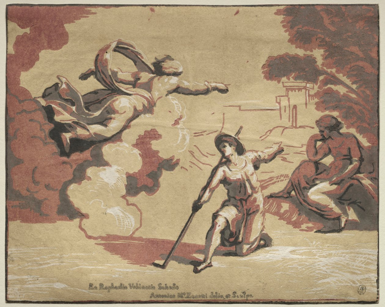 Dieu apparaissant à Isaac - Antonio Maria I Zanetti