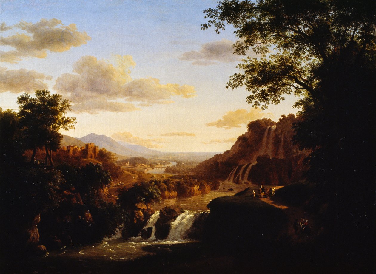 Paysage avec cascade - Antonio Marinoni