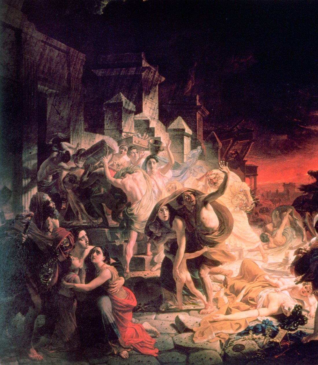 Le dernier jour de Pompéi (détail), 1833 - Antonio Molinari