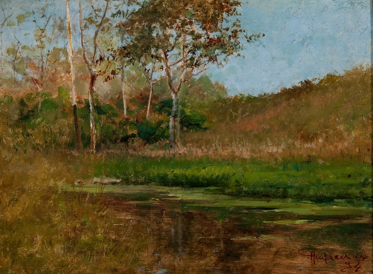 Eau calme - Antonio Parreiras