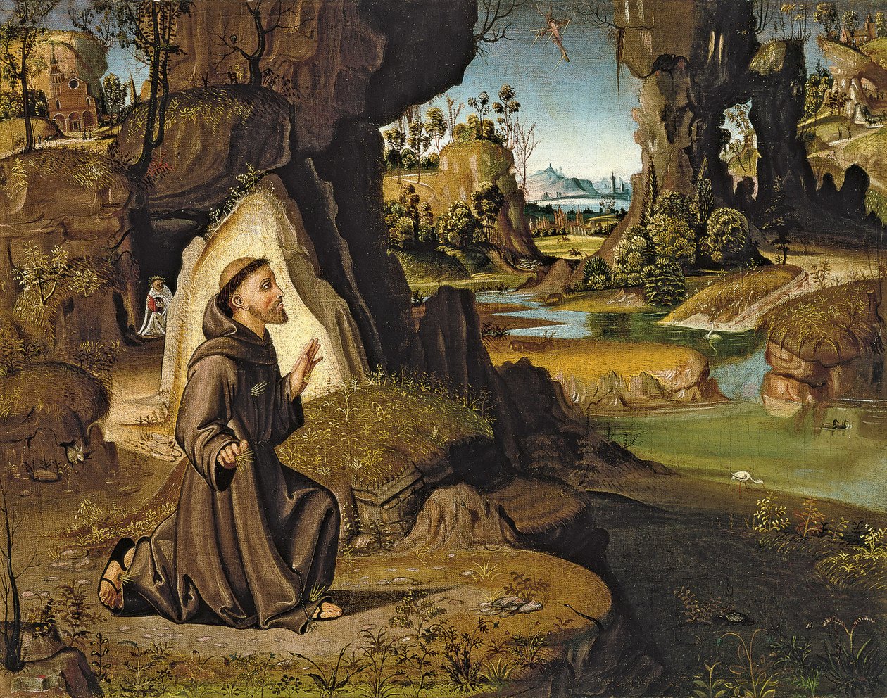Saint François recevant les stigmates - Antonio Pirri