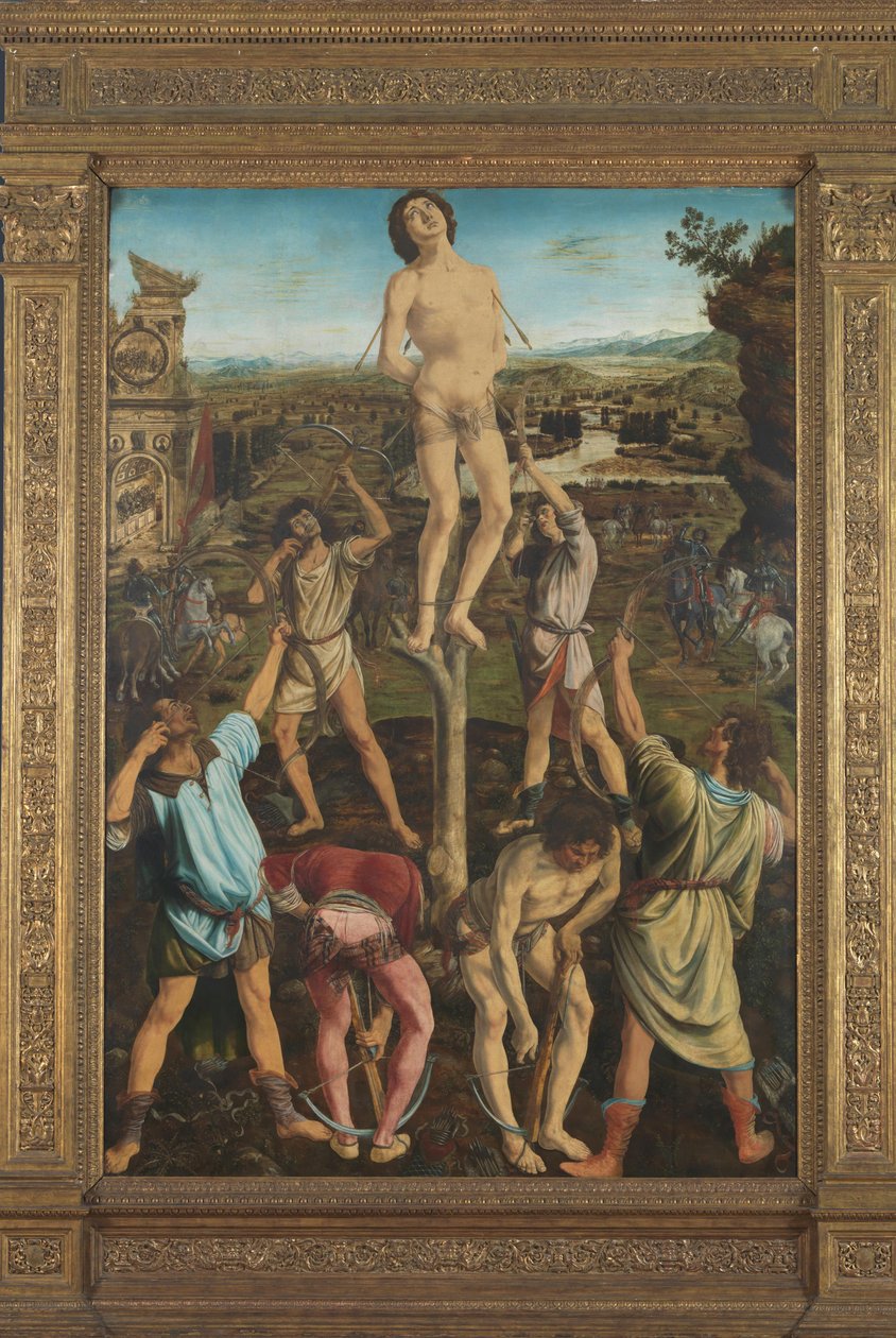 Le martyre de Saint Sébastien - Antonio Pollaiuolo
