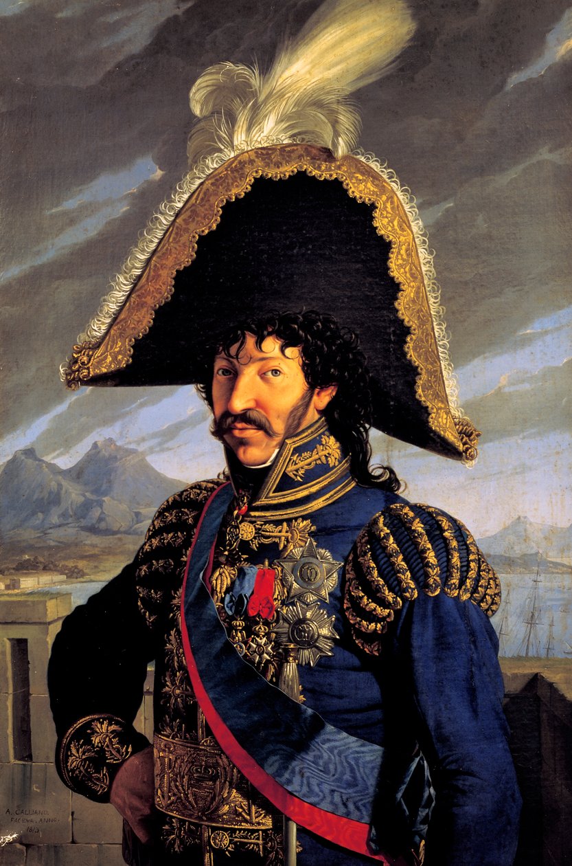 Portrait de Joachim Murat - Antonio Raffaele Callander