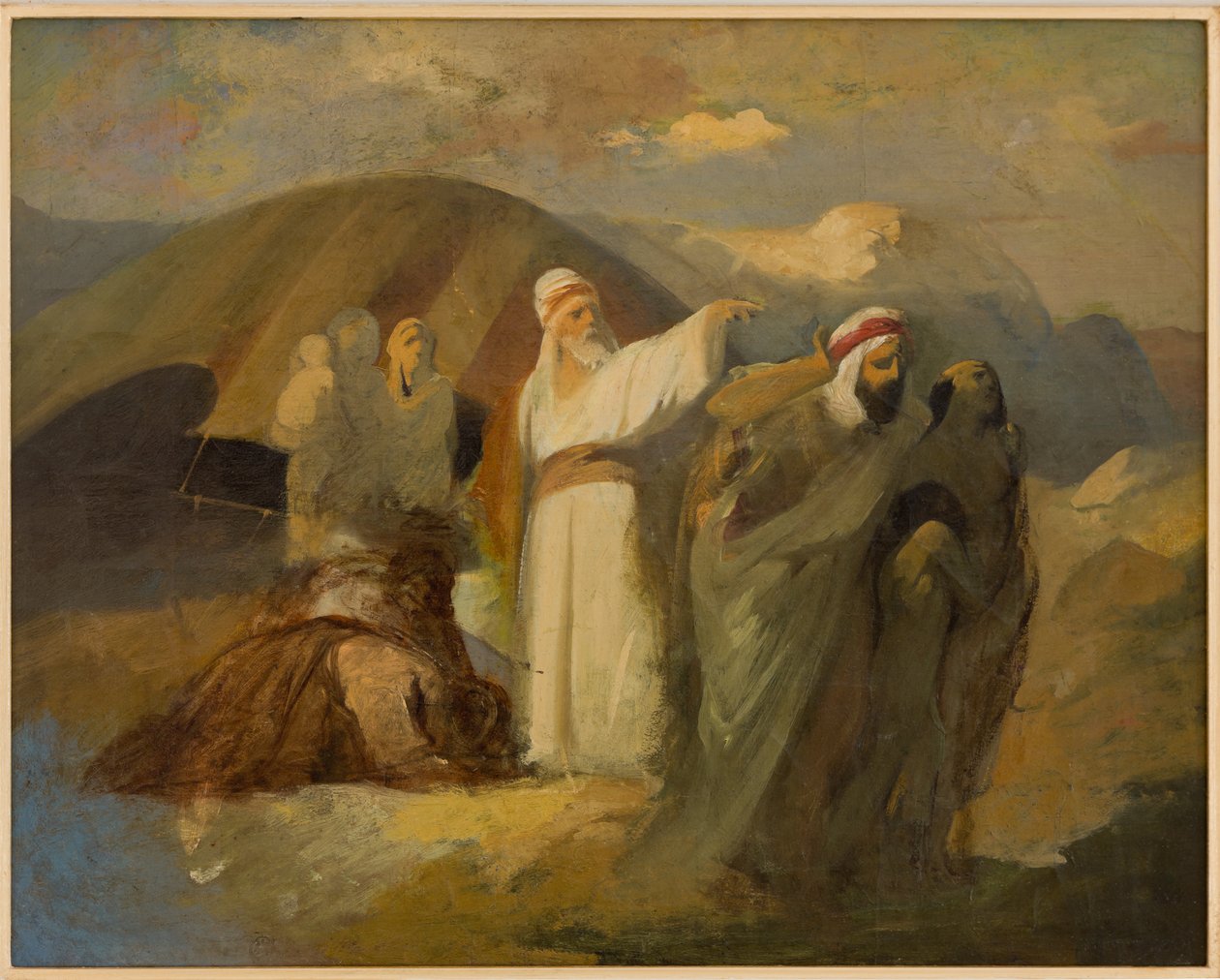 Scène biblique - Antonio Simonazzi