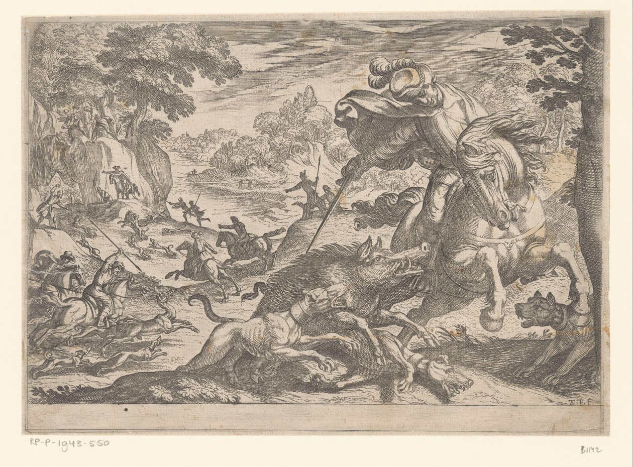 Chasse aux sangliers - Antonio Tempesta
