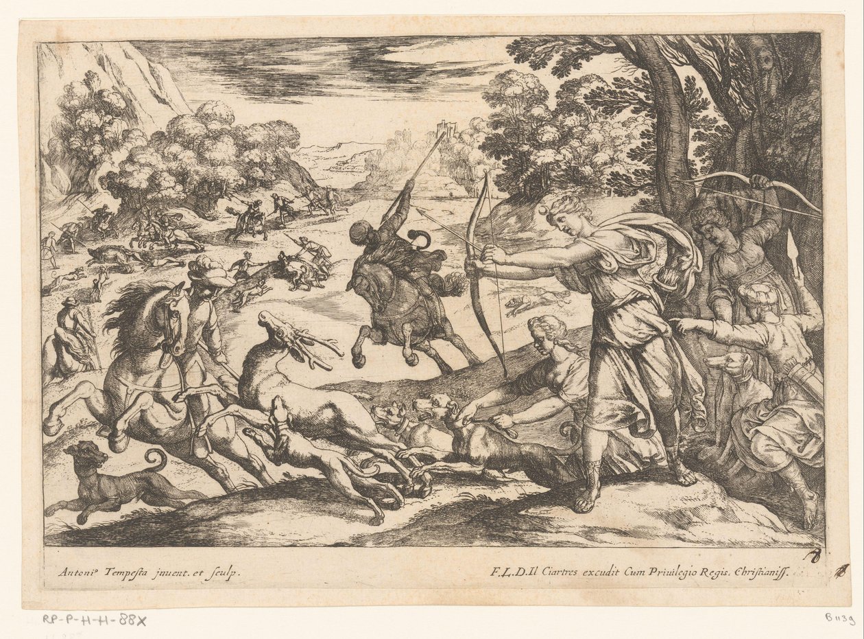 Chasse aux cerfs - Antonio Tempesta