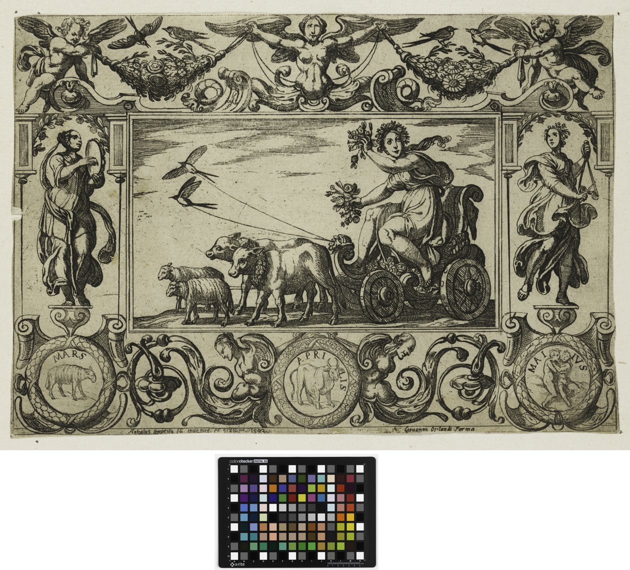 Les Quatre Saisons : Printemps, 1592 - Antonio Tempesta