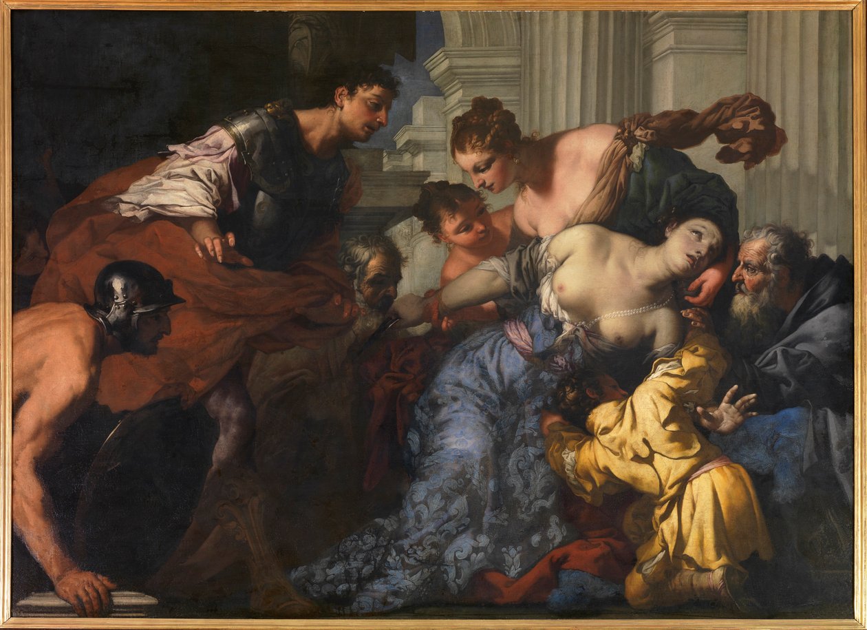 La mort de Lucrèce - Antonio Zanchi
