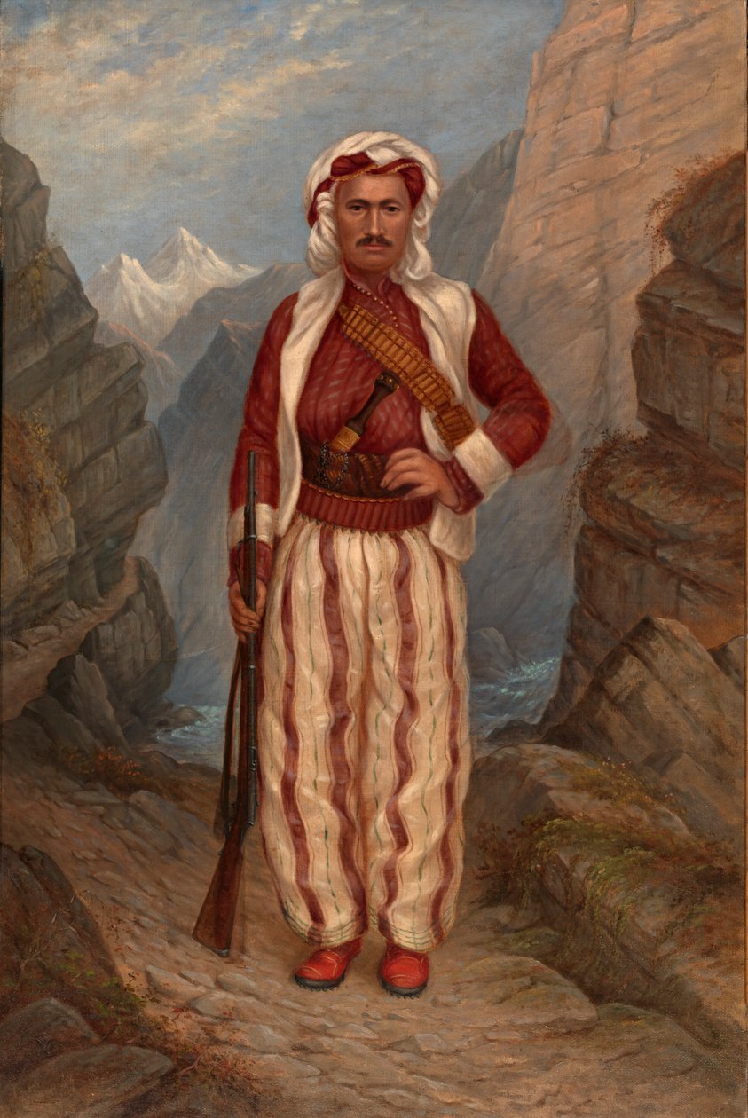 Homme kurde, vers 1893 - Antonio Zeno Shindler
