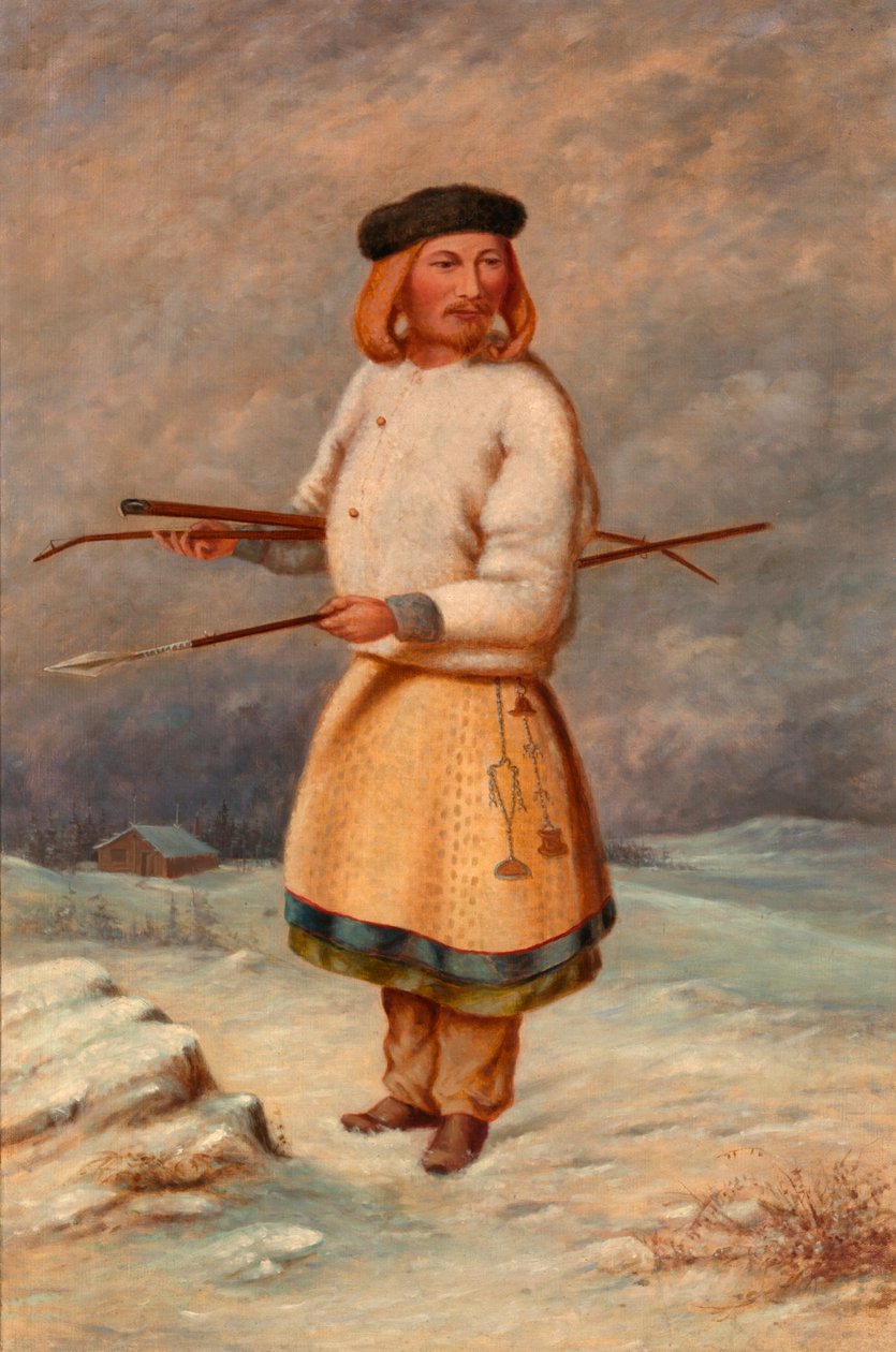 Homme lituanien, vers 1890-1899 - Antonio Zeno Shindler