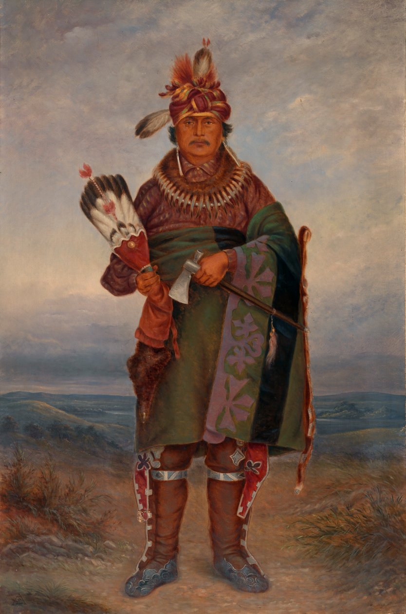 Indien Sac et Fox, ca. 1893 - Antonio Zeno Shindler