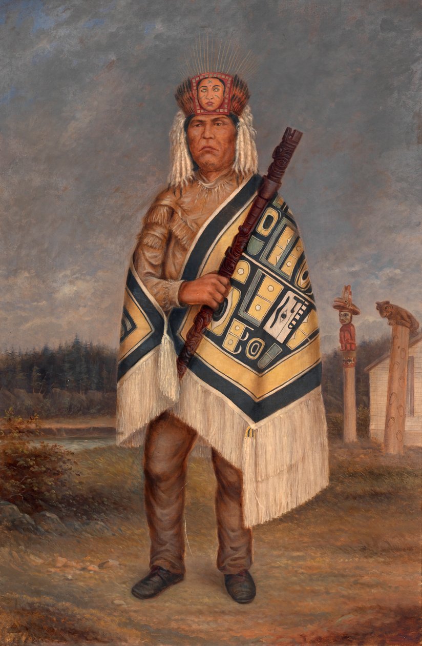 Indien Tlinkit, vers 1893 - Antonio Zeno Shindler