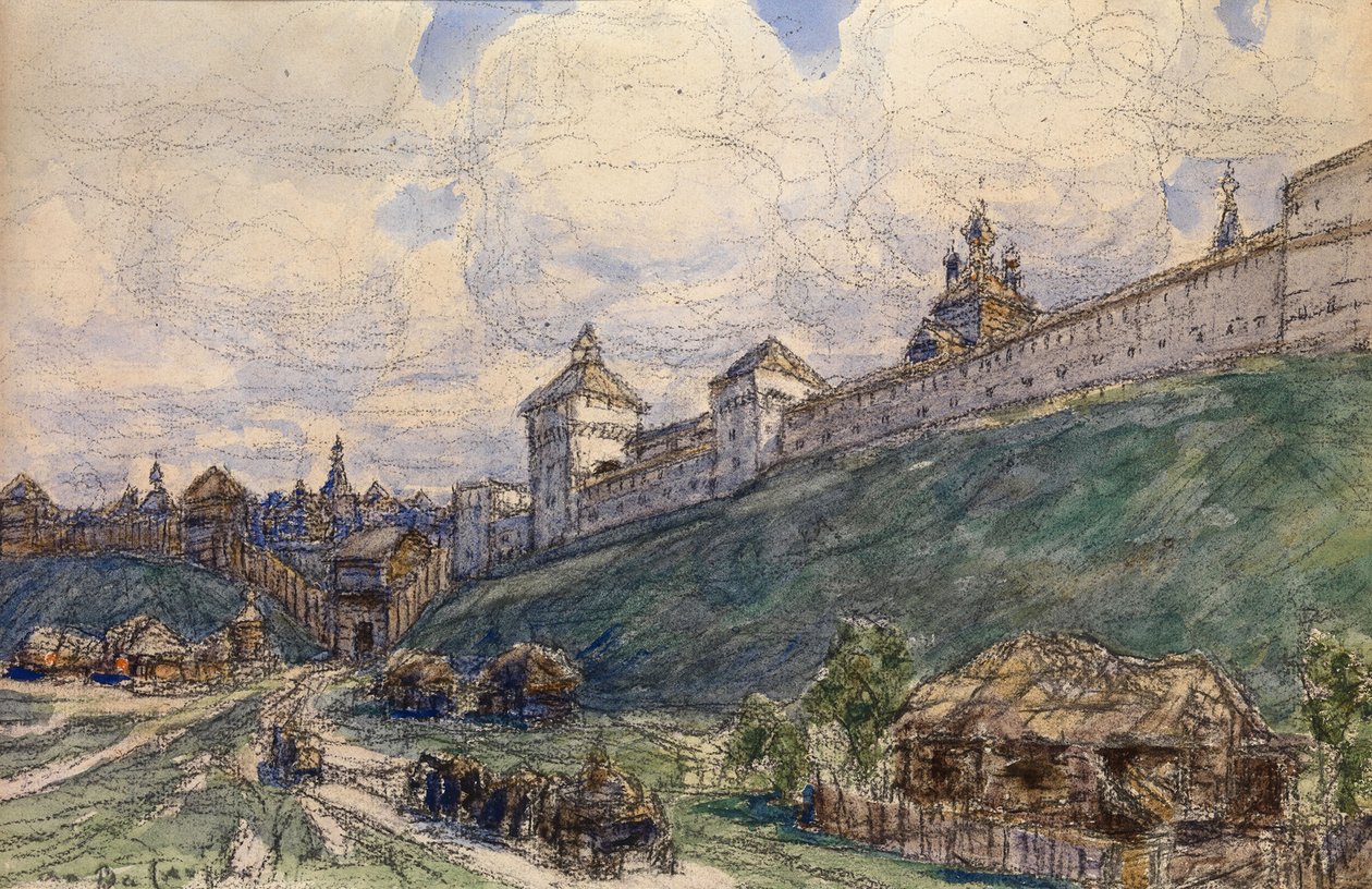 Serpoukhov au 17e siècle - Apollinari Mikhailovich Vasnetsov