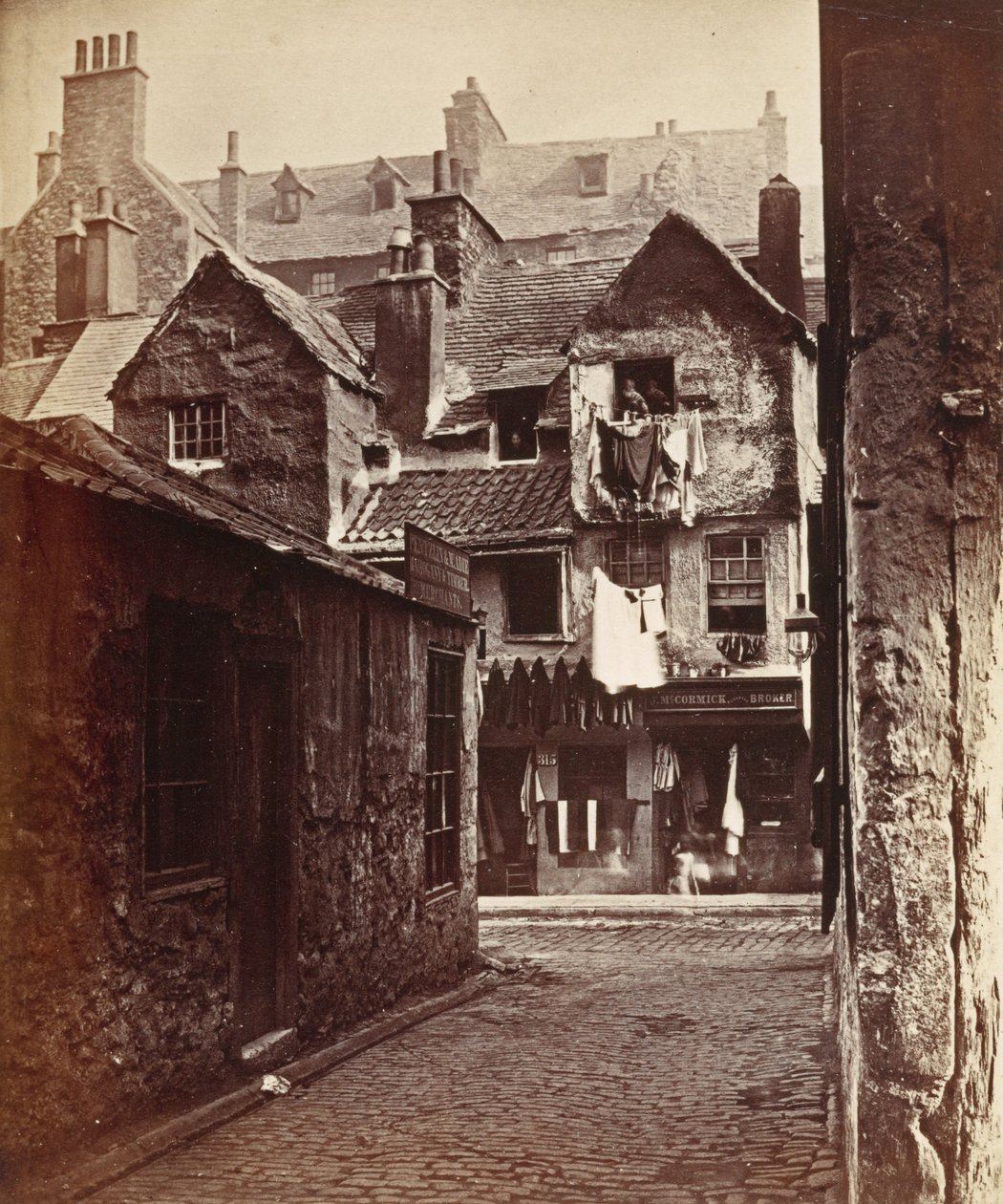 Maison à façade en bois, Cowgate - Archibald Burns