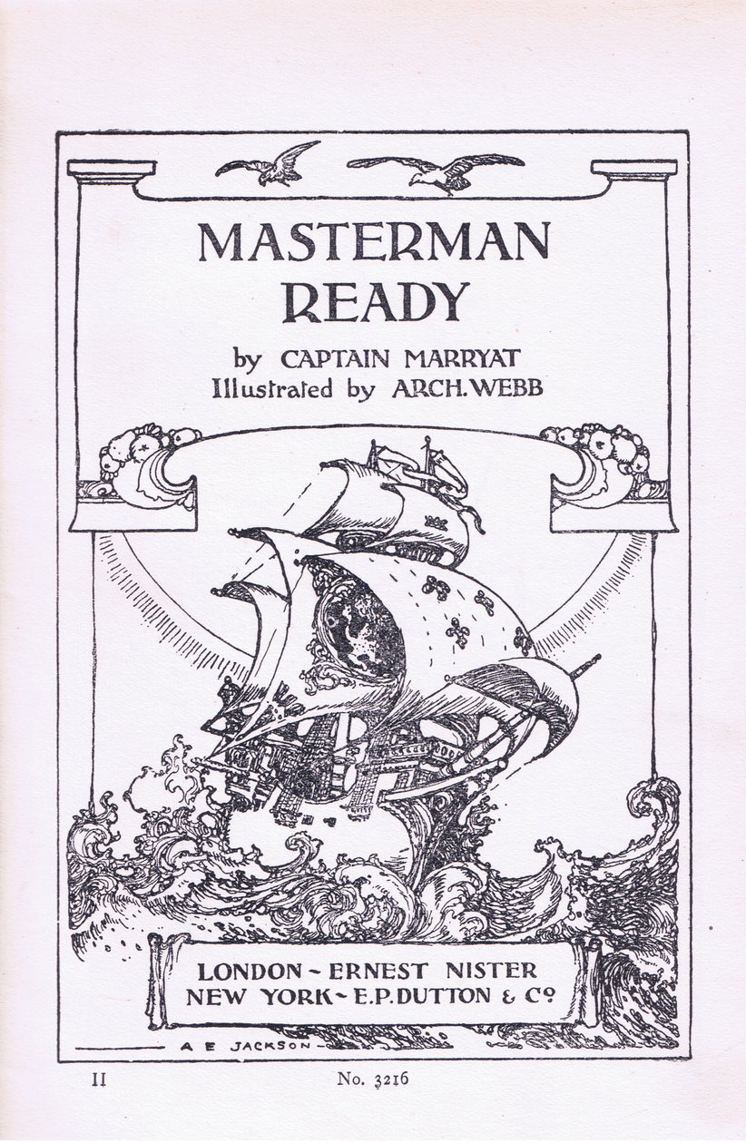 Page de titre, années 1900 - Archibald Webb