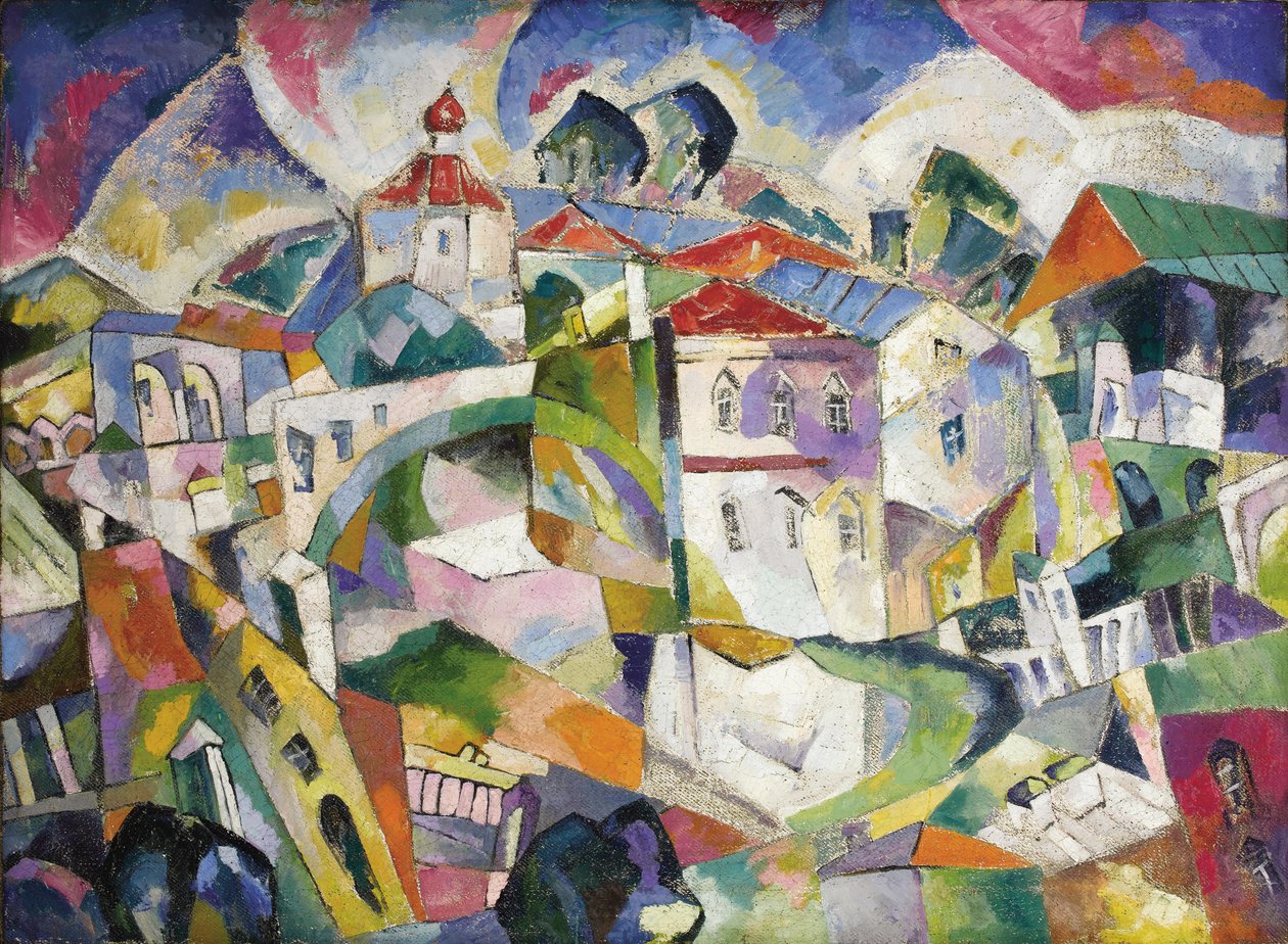 Paysage urbain cubiste, années 1910 - Aristarkh Vasilievic Lentulov