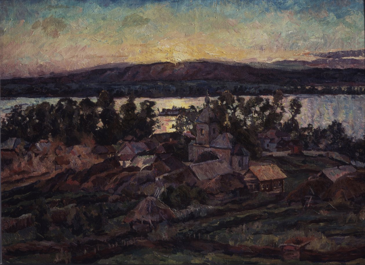 Coucher de soleil, 1928 - Aristarkh Vasilievic Lentulov