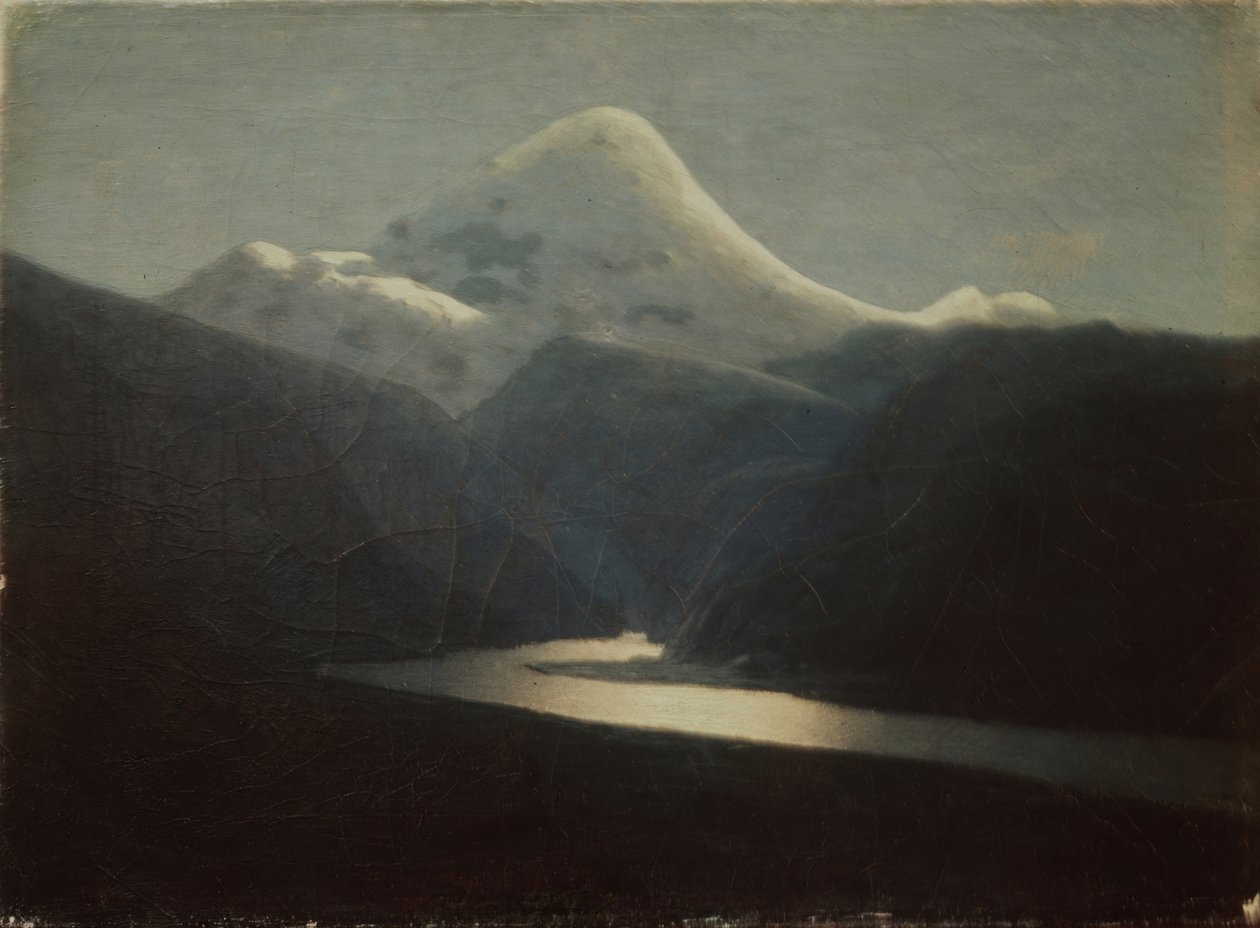 Au mont Elbrouz, 1870s - Arkhip Ivanovich Kuindzhi