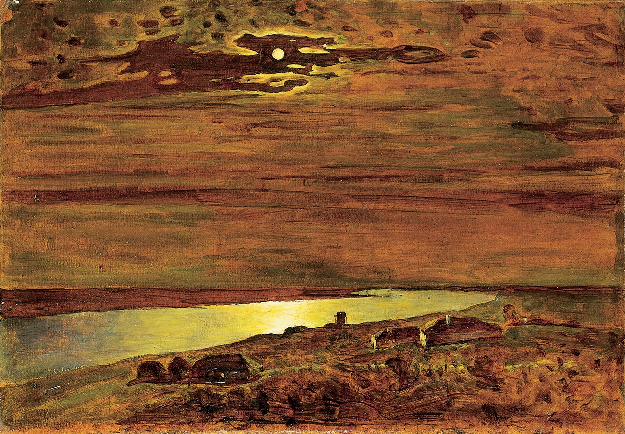 Nuit au clair de lune sur le Dnepr - Arkip Ivanovic Kuindzi