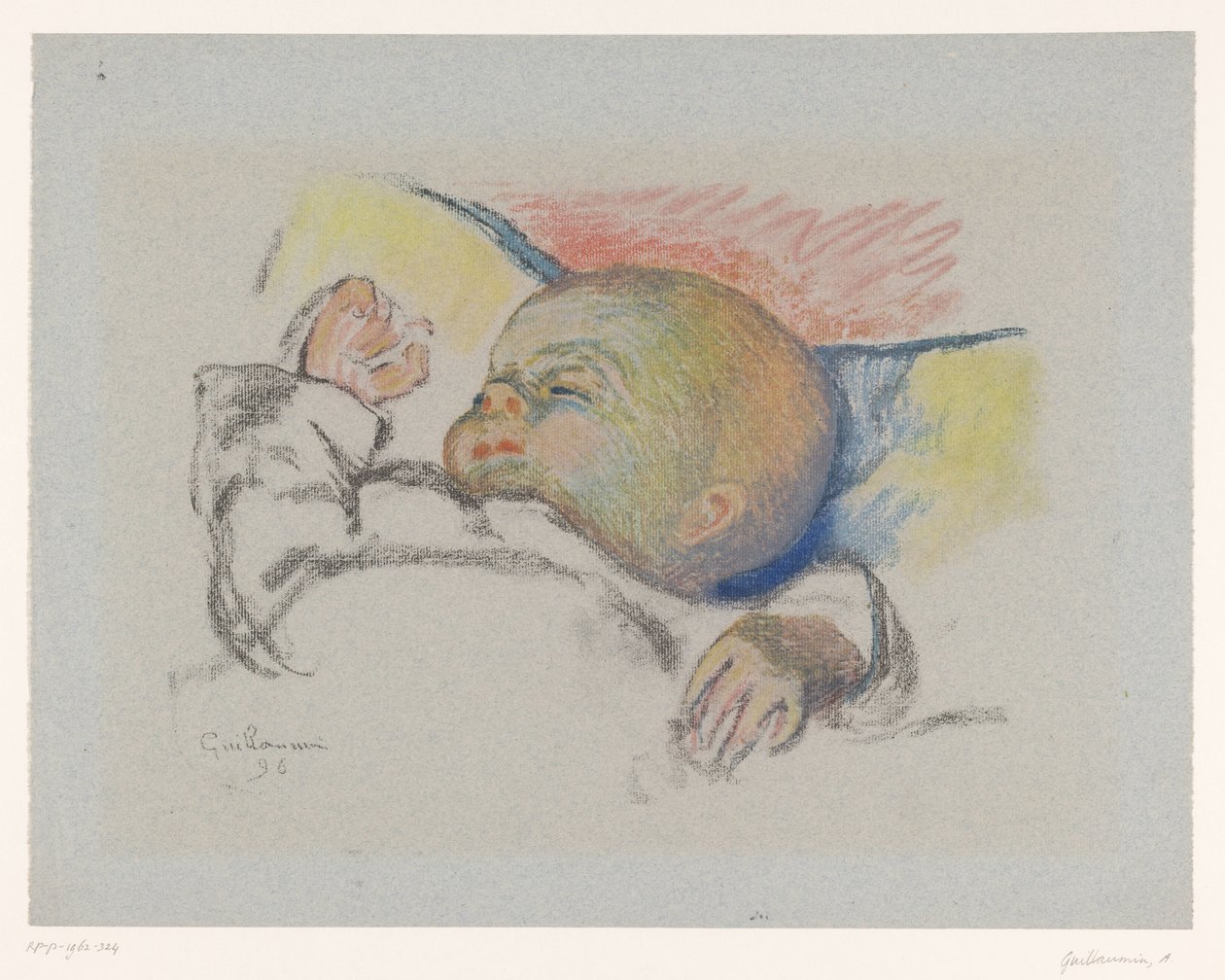 Bébé endormi - Armand Guillaumin
