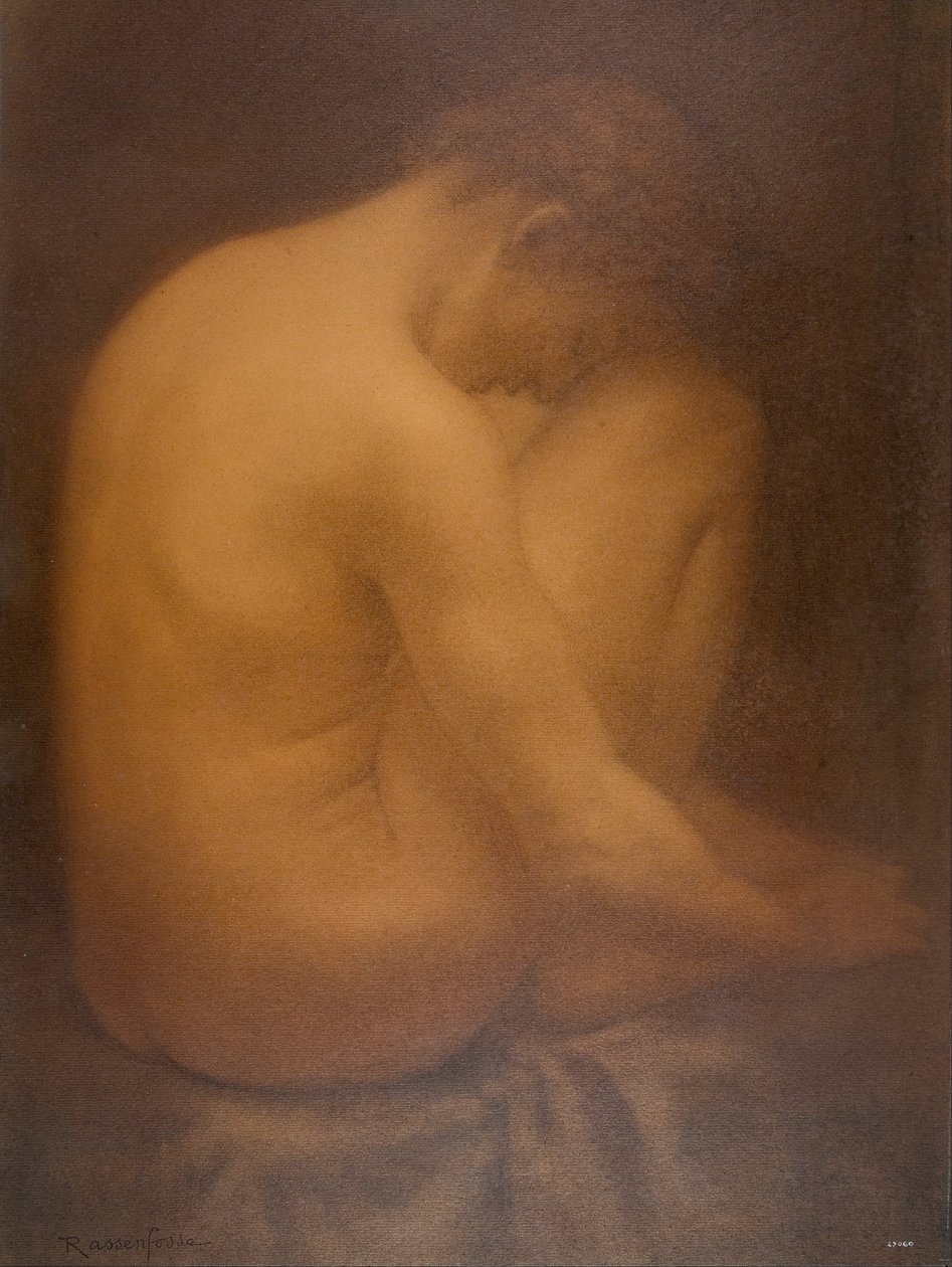 Nu masculin assis - Armand Rassenfosse