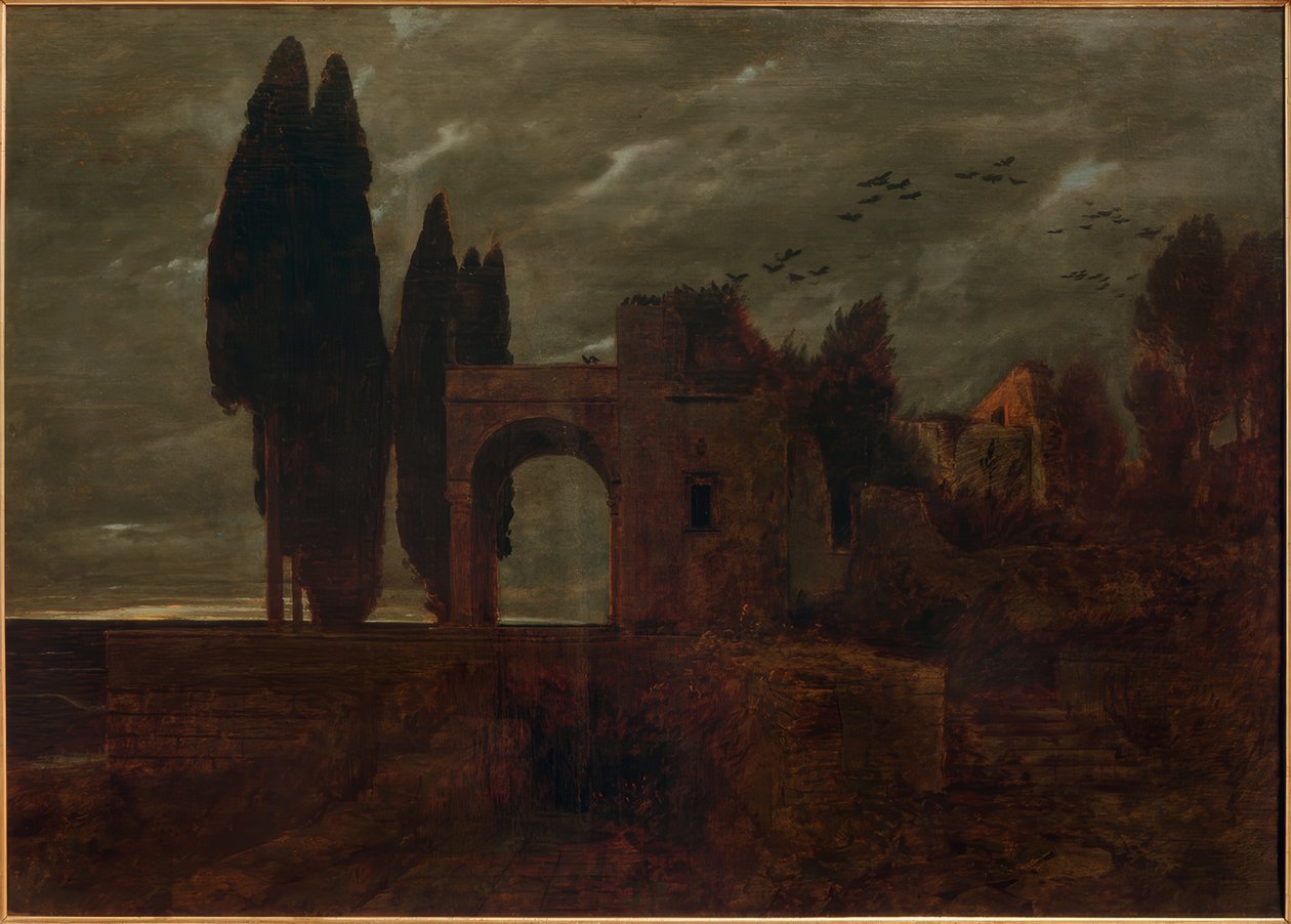 Ruine au bord de la mer - Arnold Böcklin