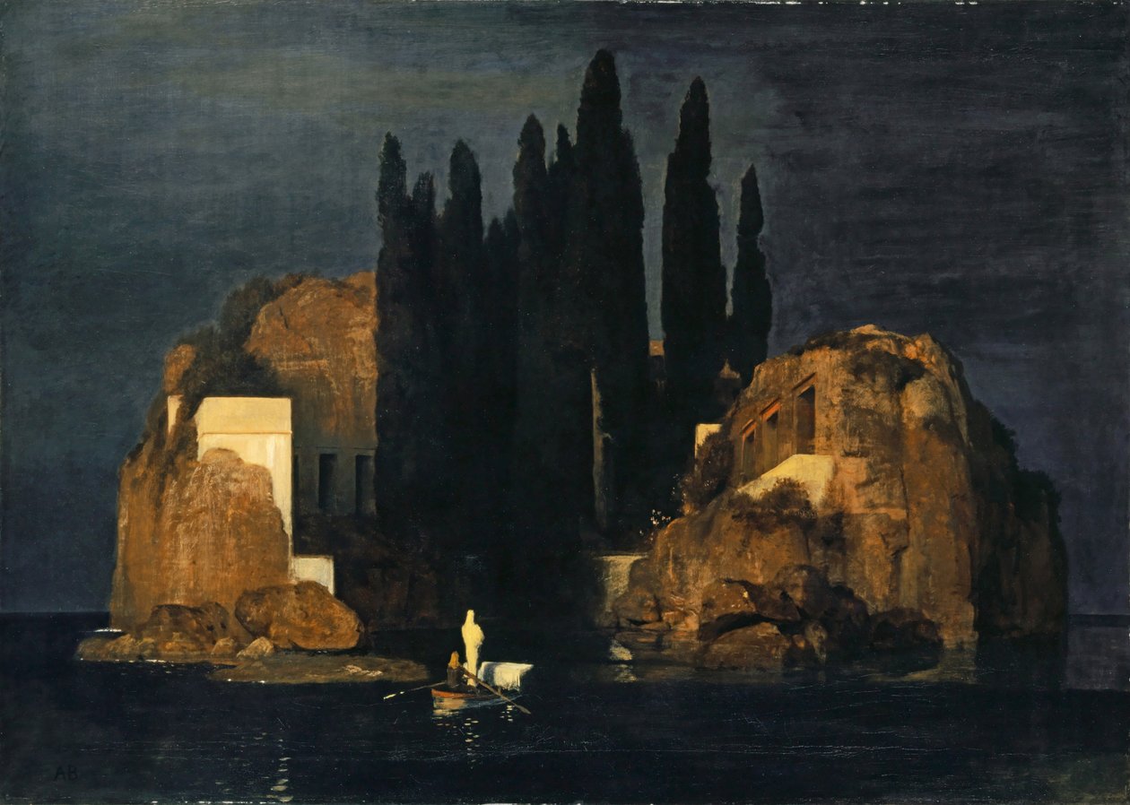 Allemand : Die Toteninsel Isle of the Dead - Arnold Böcklin