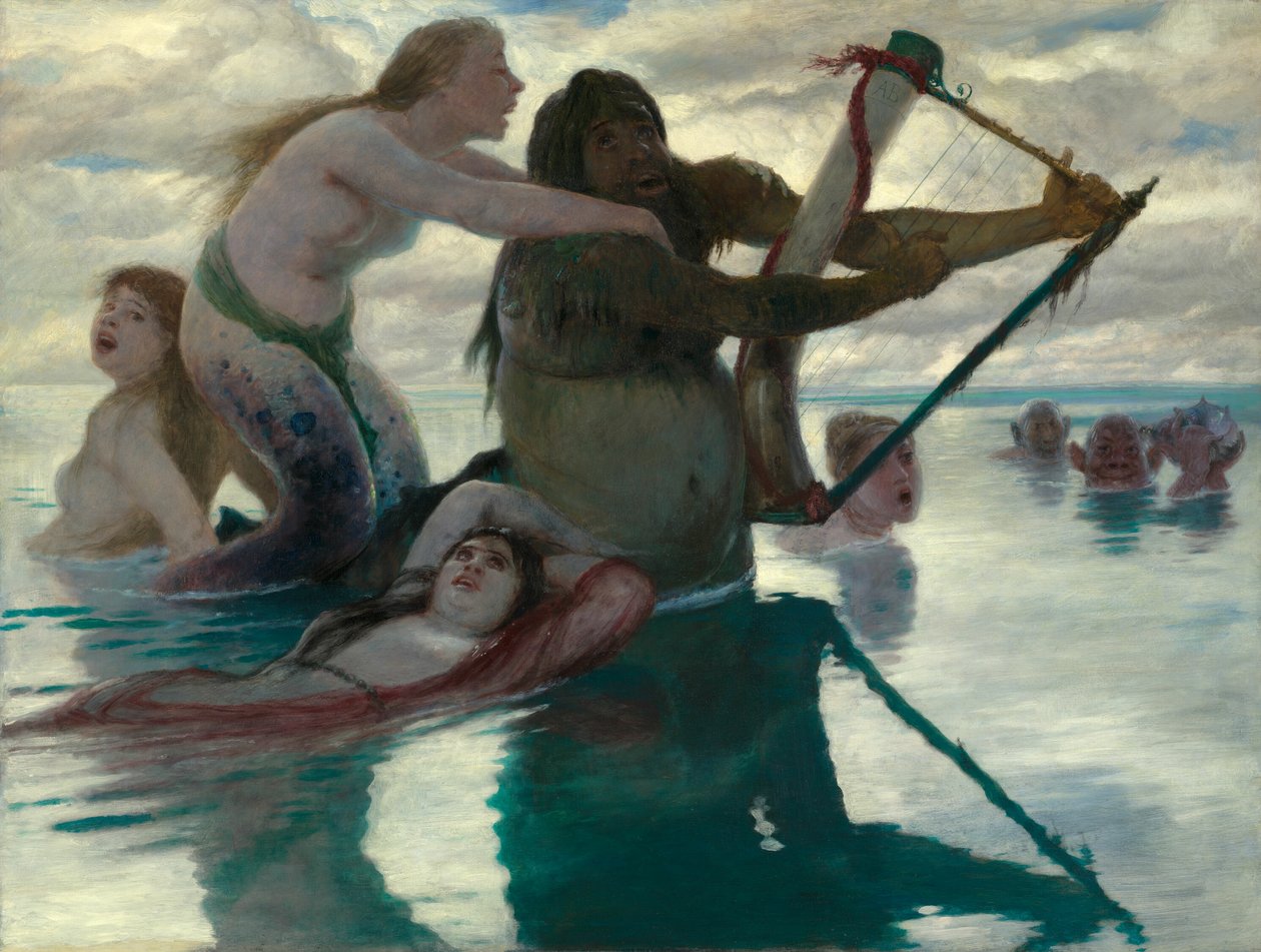 Dans la mer - Arnold Böcklin