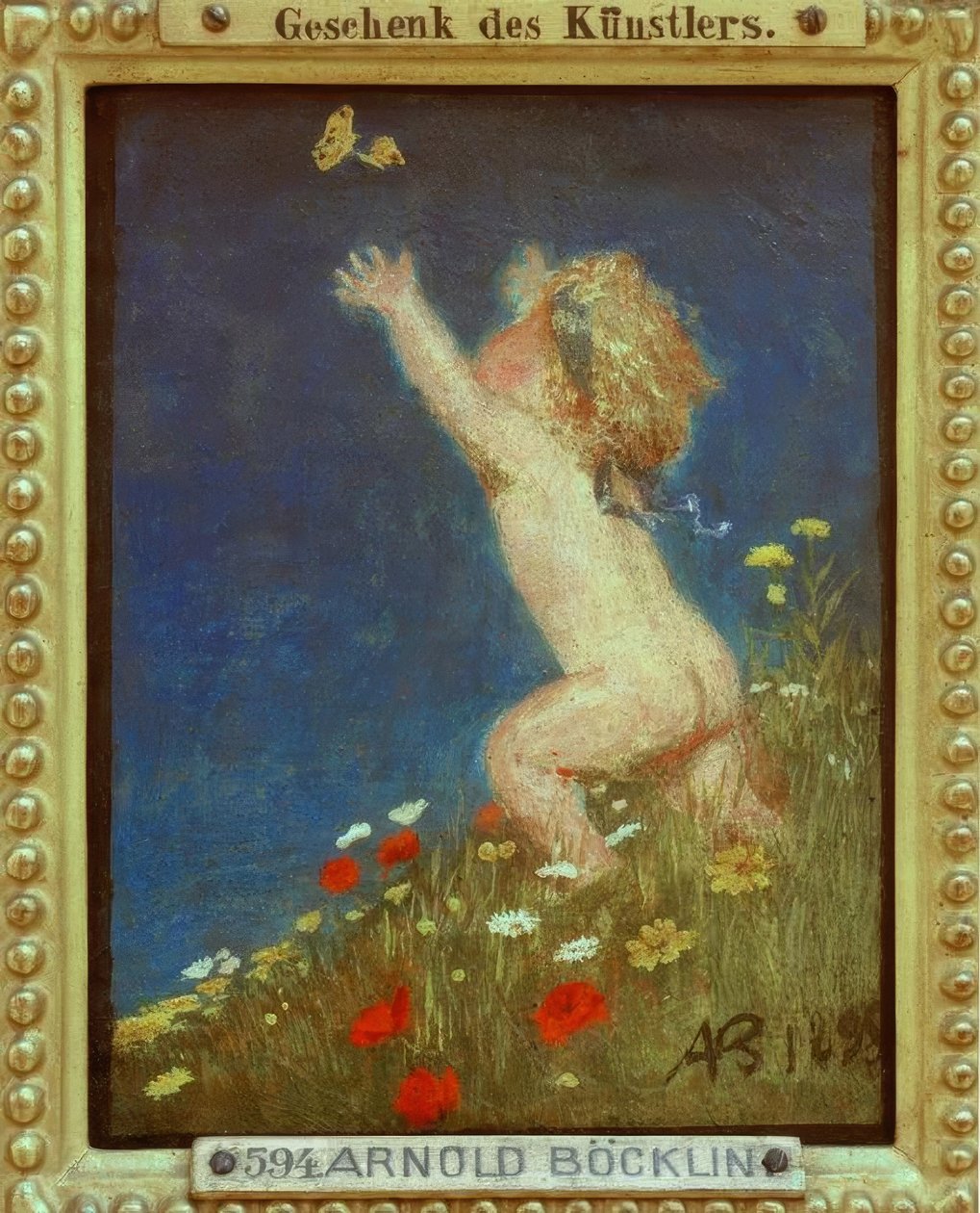Enfant nu aux cheveux blonds - Arnold Böcklin