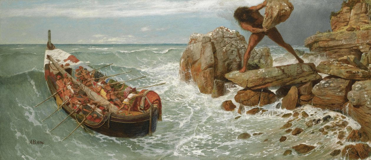 Ulysse et Polyphème - Arnold Böcklin