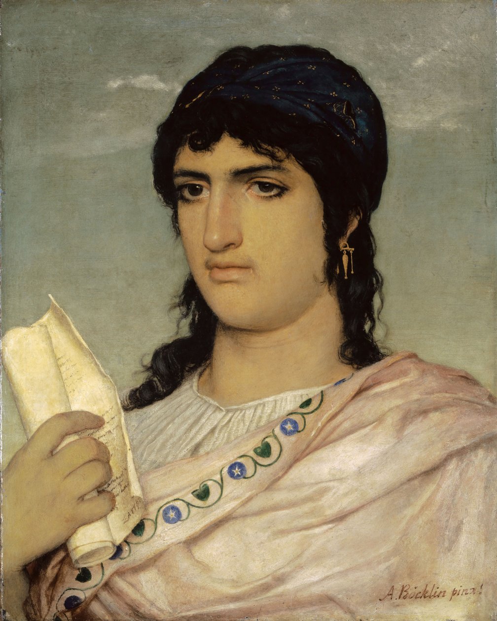 Sappho, 1862 - Arnold Böcklin