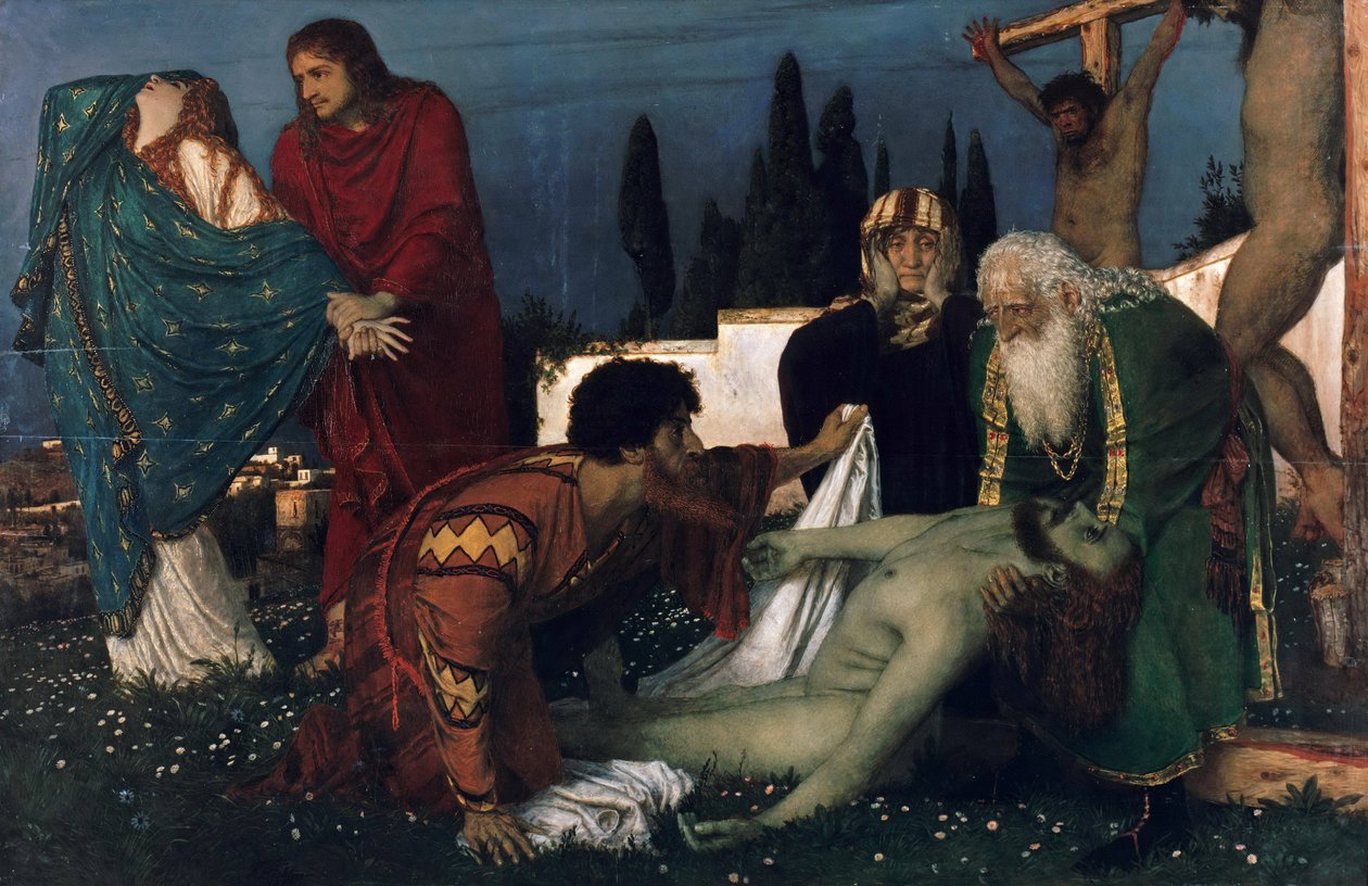 La Déposition - Arnold Böcklin