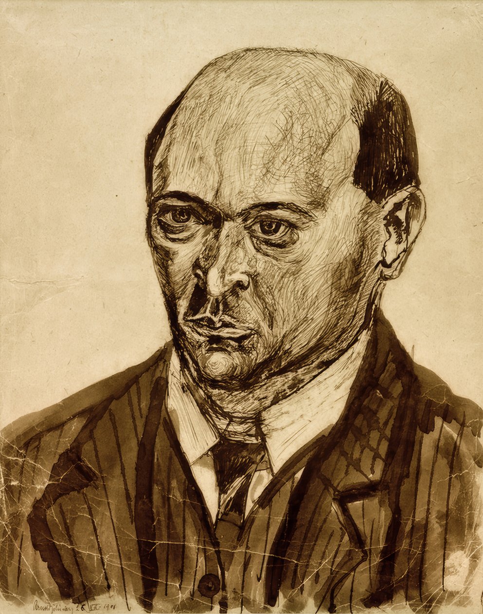 Autoportrait - Arnold Schönberg