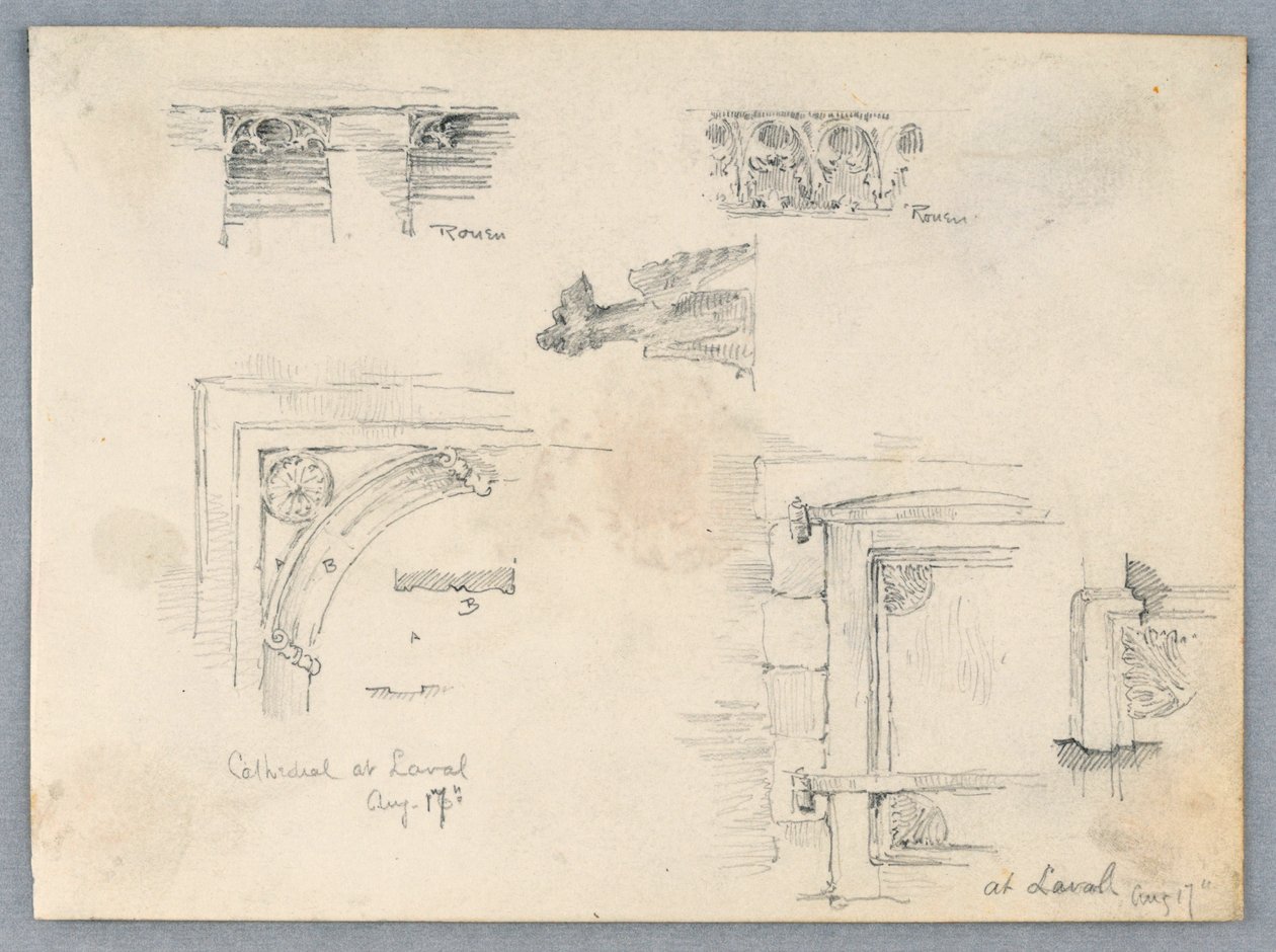 Détails architecturaux - Arnold William Brunner