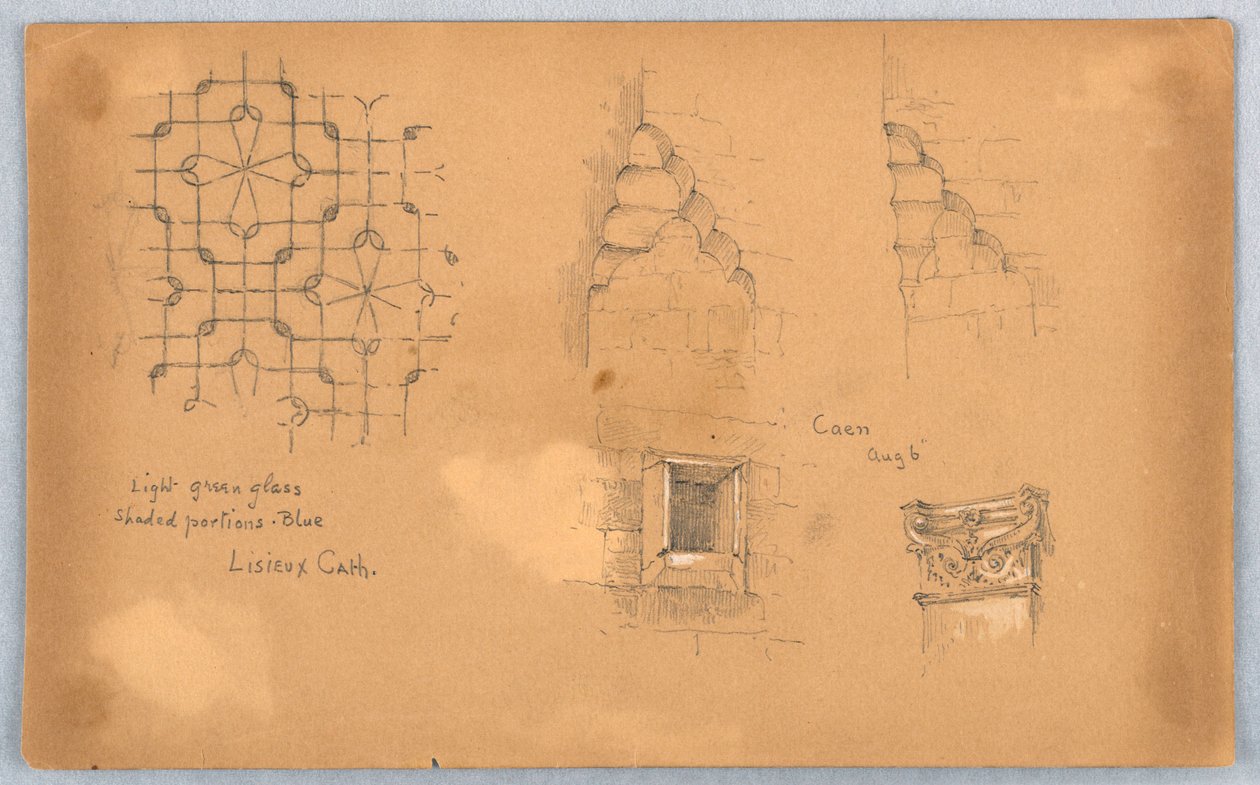 Détails Architecturaux à la Cathédrale de Lisieux - Arnold William Brunner