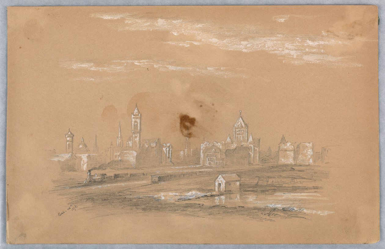 Silhouette de la ville - Arnold William Brunner