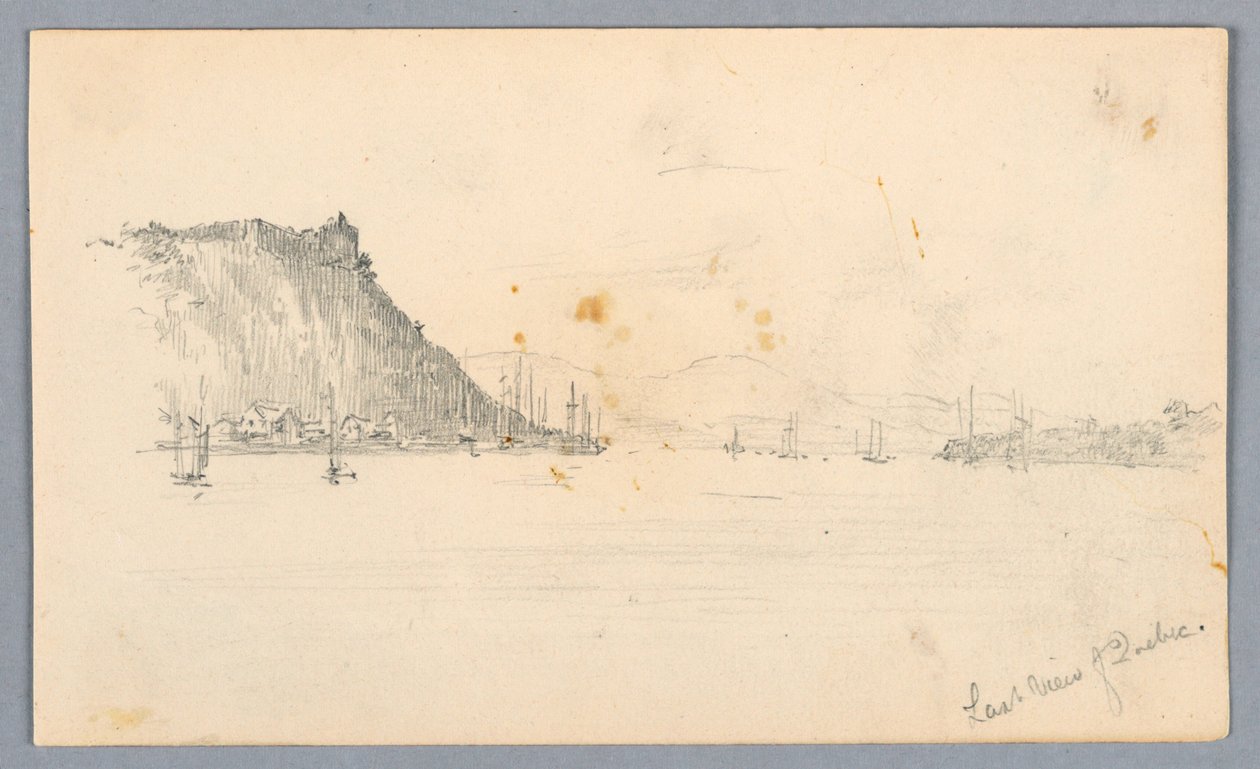 Dernière vue de Québec - Arnold William Brunner