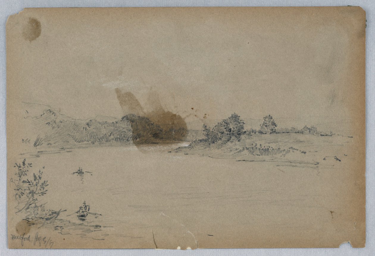 Rivière à Milford - Arnold William Brunner