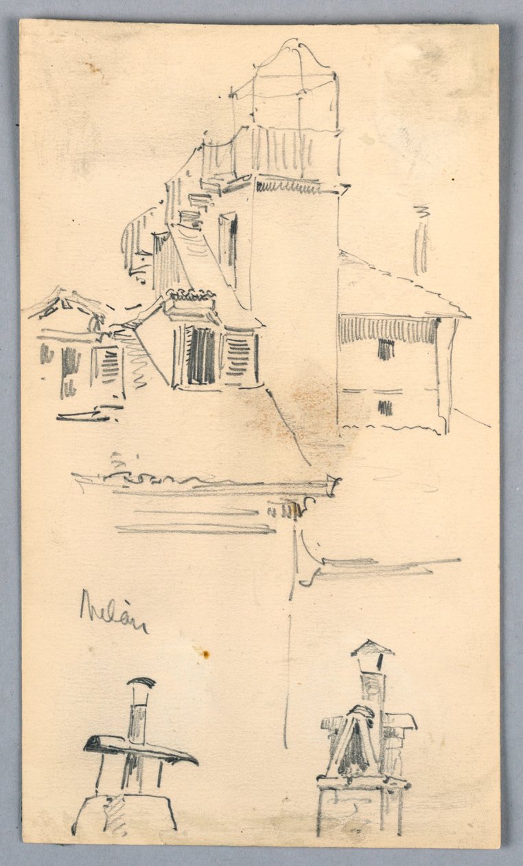 Esquisses à Milan - Arnold William Brunner