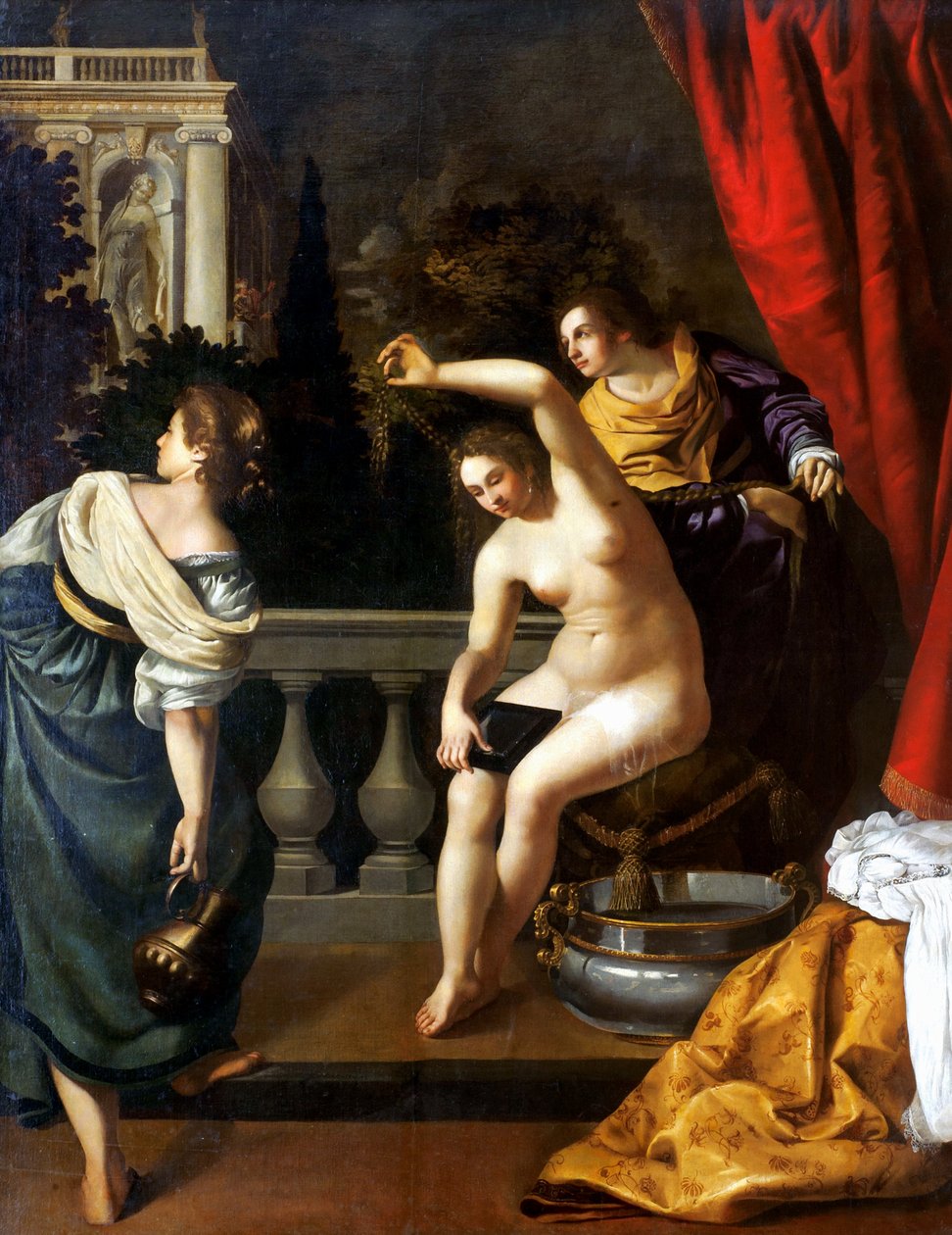 Bethsabée au bain - Artemisia Gentileschi