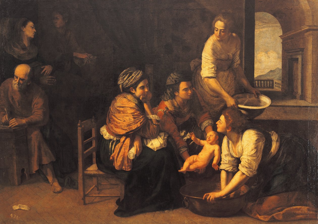Naissance de Saint Jean-Baptiste - Artemisia Gentileschi