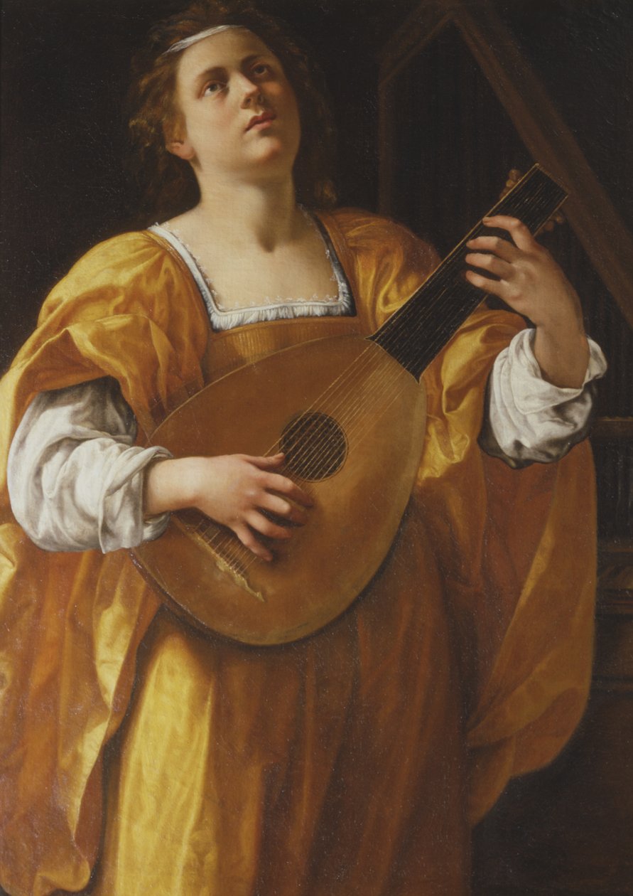 Sainte Cécile - Artemisia Gentileschi