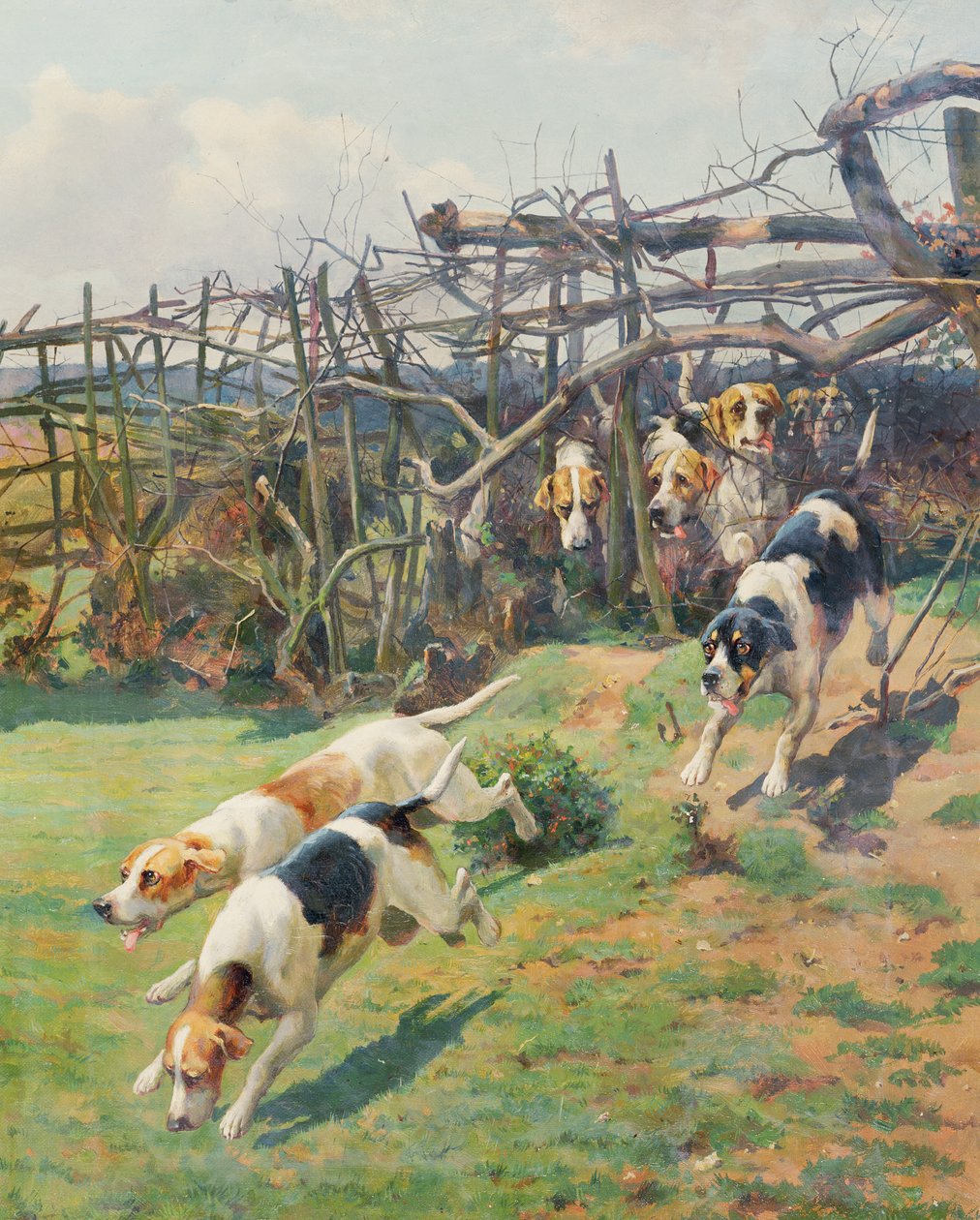 À travers la clôture - Arthur Charles Dodd